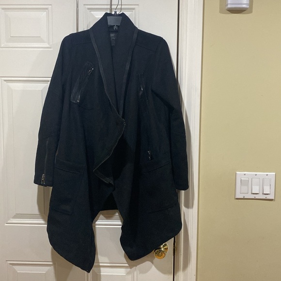 Blank NYC drape black jacket coat - Picture 8 of 15